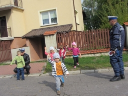 Wizyta funkcjonariuszy Policji KPP w Kraśniku