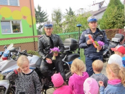 Wizyta funkcjonariuszy Policji KPP w Kraśniku