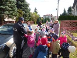 Policjanci z wizytą w przedszkolu