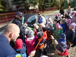 Policjanci z wizytą w przedszkolu