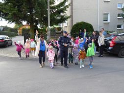 Policjanci z wizytą w przedszkolu